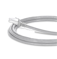 Copie de 6in (0.15m) Cat6a Snagless Shielded (SFTP) PVC CMX Ethernet Network Patch Cable, Gray