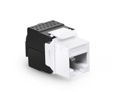 Cat6 RJ45 (8P8C) Unshielded Toolless Keystone Jack Module