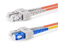 SC to SC OM2 Mode Conditioning Fiber Optic Patch Cable, 1m