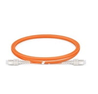 SC to SC UPC Duplex OM2 2.0mm PVC Fiber Patch Cable, 1m