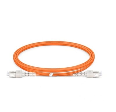 SC to SC UPC Duplex OM2 2.0mm PVC Fiber Patch Cable, 1m