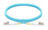 1m (3ft) LC UPC to LC UPC Duplex OM3 Multimode PVC (OFNR) 2.0mm Fiber Optic Patch Cable