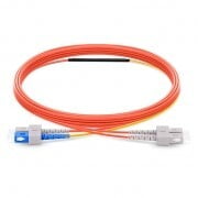 SC to SC OM2 Mode Conditioning Fiber Optic Patch Cable, 1m