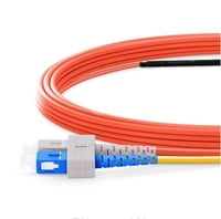 SC to ST OM2 Mode Conditioning Fiber Optic Patch Cable, 1m