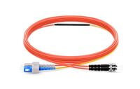 SC to ST OM2 Mode Conditioning Fiber Optic Patch Cable, 1m