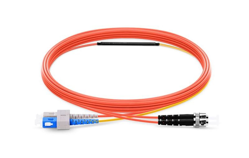 SC to ST OM2 Mode Conditioning Fiber Optic Patch Cable, 1m