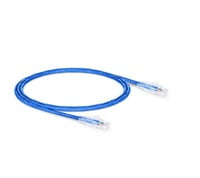 Cat6 Snagless Unshielded (UTP) PVC CM Blue Patch Cable, 3ft (0.9m)