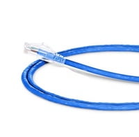 Cat6 Snagless Unshielded (UTP) PVC CM Blue Patch Cable, 3ft (0.9m)