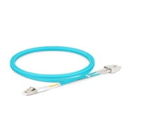 1m (3ft) LC UPC to SC UPC Duplex OM4 Multimode PVC (OFNR) 2.0mm Fiber Optic Patch Cable