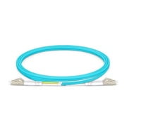 1m (3ft) LC UPC to LC UPC Duplex OM3 Multimode PVC (OFNR) 2.0mm Fiber Optic Patch Cable