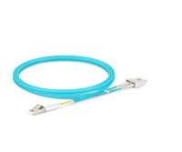 1m (3ft) LC UPC to SC UPC Duplex OM3 Multimode PVC (OFNR) 2.0mm Fiber Optic Patch Cable