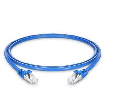 3ft (0.9m) Cat7 Snagless Shielded (SFTP) PVC CMX Ethernet Network Patch Cable, Blue