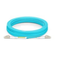 1m (3ft) LC UPC to LC UPC Duplex OM4 Multimode PVC (OFNR) 2.0mm Fiber Optic Patch Cable
