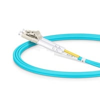 1m (3ft) LC UPC to SC UPC Duplex OM4 Multimode PVC (OFNR) 2.0mm Fiber Optic Patch Cable