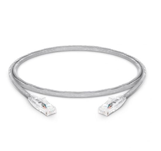 Cat6 Snagless Unshielded (UTP) PVC CM GrayPatch Cable, 3ft (0.9m)