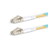1m (3ft) LC UPC to LC UPC Duplex OM3 Multimode PVC (OFNR) 2.0mm Fiber Optic Patch Cable