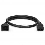 IEC320 C20 to C19, 12AWG Black IEC320 C20 to C19, 12AWG Black