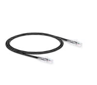 Cat6 Snagless Unshielded (UTP) PVC CM Black Patch Cable, 3ft (0.9m)