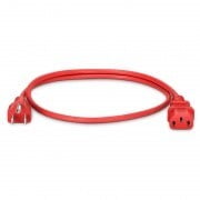 NEMA 5-15P to C13, 18AWG Black Power Cord