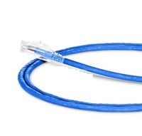 3ft (0.9m) Cat5e Snagless Unshielded (UTP) PVC CM Ethernet Patch Cable, Blue