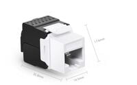 Cat5e RJ45 (8P8C) Unshielded Toolless Keystone Jack Module