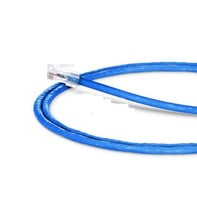3ft (0.9m) Cat5e Non-booted Unshielded (UTP) PVC CM Ethernet Network Patch Cable, Blue
