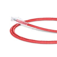 Cat6 Snagless Unshielded (UTP) PVC CM Red Patch Cable, 3ft (0.9m)