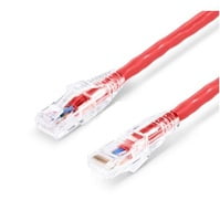 Cat6 Snagless Unshielded (UTP) PVC CM Red Patch Cable, 3ft (0.9m)