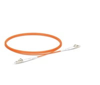 LC to LC UPC Simplex OM1 2.0mm PVC Fiber Patch Cable, 1m