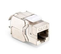 Cat6 RJ45 (8P8C) Shielded Toolless Keystone Jack