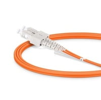 SC to SC UPC Duplex OM2 2.0mm PVC Fiber Patch Cable, 1m