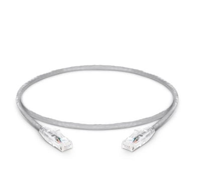 3ft (0.9m) Cat5e Snagless Unshielded (UTP) PVC CM Ethernet Patch Cable, Gray