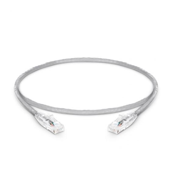 3ft (0.9m) Cat5e Snagless Unshielded (UTP) PVC CM Ethernet Patch Cable, Gray