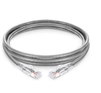 3ft (0.9m) Cat5e Snagless Unshielded (UTP) PVC CM Ethernet Patch Cable, Gray