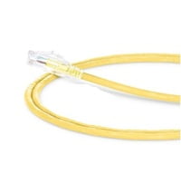 Cat6 Snagless Unshielded (UTP) PVC CM Yellow Patch Cable, 3ft (0.9m)