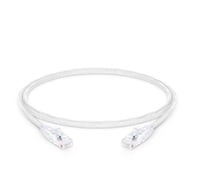 Cat6 Snagless Unshielded (UTP) PVC CM White Patch Cable, 3ft (0.9m)