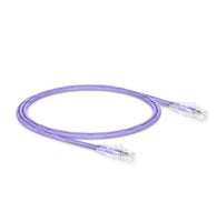Cat6 Snagless Unshielded (UTP) PVC CM Purple Patch Cable, 3ft (0.9m)