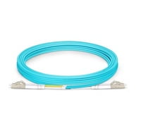 1m (3ft) LC UPC to LC UPC Duplex OM4 Multimode PVC (OFNR) 2.0mm Fiber Optic Patch Cable