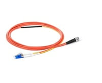 LC to ST OM1 Mode Conditioning Fiber Optic Patch Cable, 1m