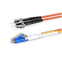 LC to ST OM1 Mode Conditioning Fiber Optic Patch Cable, 1m