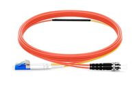 LC to ST OM1 Mode Conditioning Fiber Optic Patch Cable, 1m