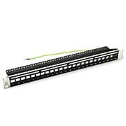1U 24 Ports Shielded/Unshielded Blank Keystone High Quality Patch Panel