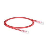 3ft (0.9m) Cat5e Snagless Unshielded (UTP) PVC CM Ethernet Patch Cable, Red