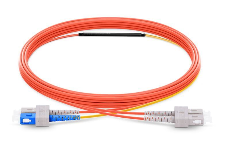SC to SC OM1 Mode Conditioning Fiber Optic Patch Cable, 1m