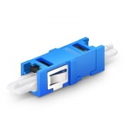 CS™/UPC to CS™/UPC Single Channel (2F) Single Mode Plastic Fiber Optic Adapter/Coupler without Flange