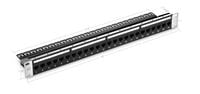 1U 24 Ports Cat6 Unshielded Feed-Through High Quality Patch Panel
