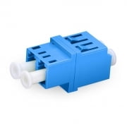 LC to LC Duplex Single Mode Adapter without Flange, UPC