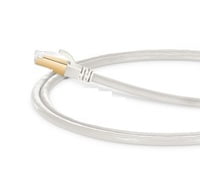 3ft (0.9m) Cat8 Snagless Shielded (SFTP) PVC CMX Ethernet Network Patch Cable, Off-White