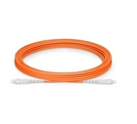 LC to LC UPC Duplex OM2 2.0mm PVC Fiber Patch Cable, 1m