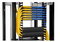 1U 24 Ports Cat5e Unshielded Feed-Through High Quality Patch Panel